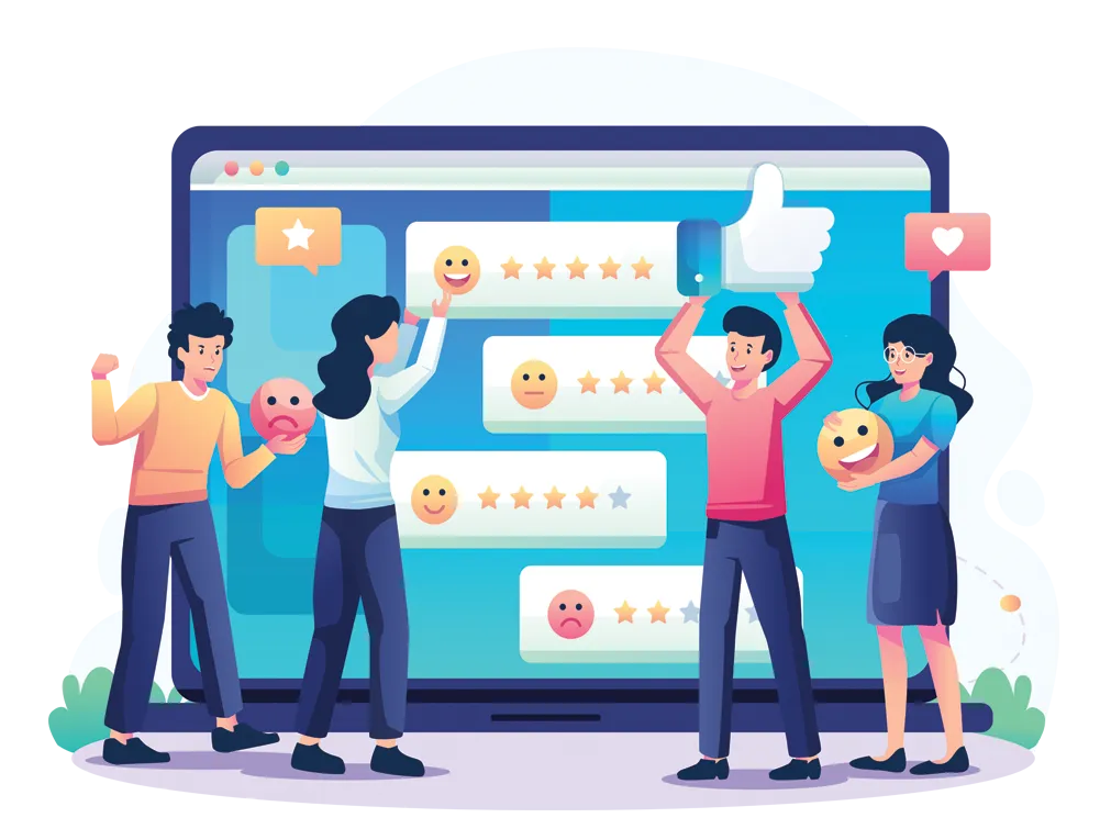online review management graphic